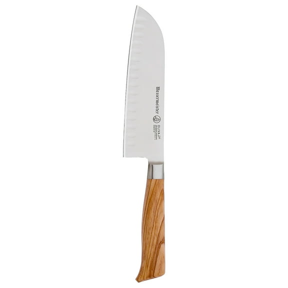 Messermeister Oliva Elite 7” Kullenschliff Santoku Knife