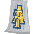 thumbnail image 2 of North Carolina A&T Aggies Blanket Large Luxury Fleece Soft Anti-Static Anti-Pilling Flannel Bed Blanket, 2 of 5