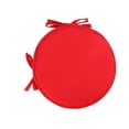 thumbnail image 3 of Thick Round Chair Pad with Ties - Polyester Fabric - 12 Inch, 3 of 5
