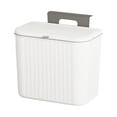 thumbnail image 1 of jifeng Hangable Kitchen Waste Compost Bin Save Space Multifunction Holder Waste Sorting White 7L, 1 of 9