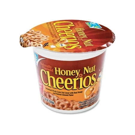Cheerios, GNMSN13898, Honey Nut Cereal-In-A-Cup, 6 / Pack