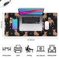 thumbnail image 5 of Long Mouse Pads for Desk,Pitbull Dog and Footprint Desk Mats on Top Of Desks, Desk Mouse Pad Extra Large with 3mm Non-Slip Base and Stitched Edge for Gaming,Office,Work,Home 35.4"x15.7", 5 of 6