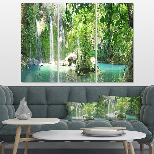 Kursunlu Waterfalls Antalya - Landscape Photography Canvas Print