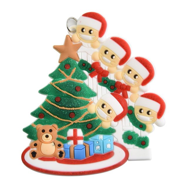 Family 2020 Christmas Xmas Tree Decoration Bauble Gift Ornament
