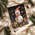 thumbnail image 4 of 15in Christmas Table Decor |  Wooden Indoor Party Decor | Vintage Snowman Tabletop Decoration |15x12in, 4 of 6
