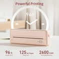 Irfora HPRT Portable Printer, Thermal Printing, Wireless BT Connect ...