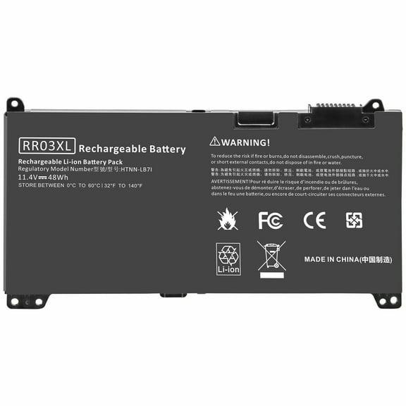 RR03XL Battery for HP ProBook 430 440 450 455 470 G4 G5 HSTNN-UB7C 48Wh 11.4V