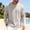 Beige, variant on VgaVtl T Shirts for Men Long Sleeve Sports Fall Winter Tops for Men Leisure Crew Neck Fitness Solid Color Minimalist Regular