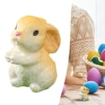 thumbnail image 3 of 1 Pcs Easter Bunny Figurine, Tiny Resin Rabbits Cake Toppers Decor Fairy Garden Accessories Micro Landscape Ornaments for Cake Outdoor Home Decoration, 3 of 9