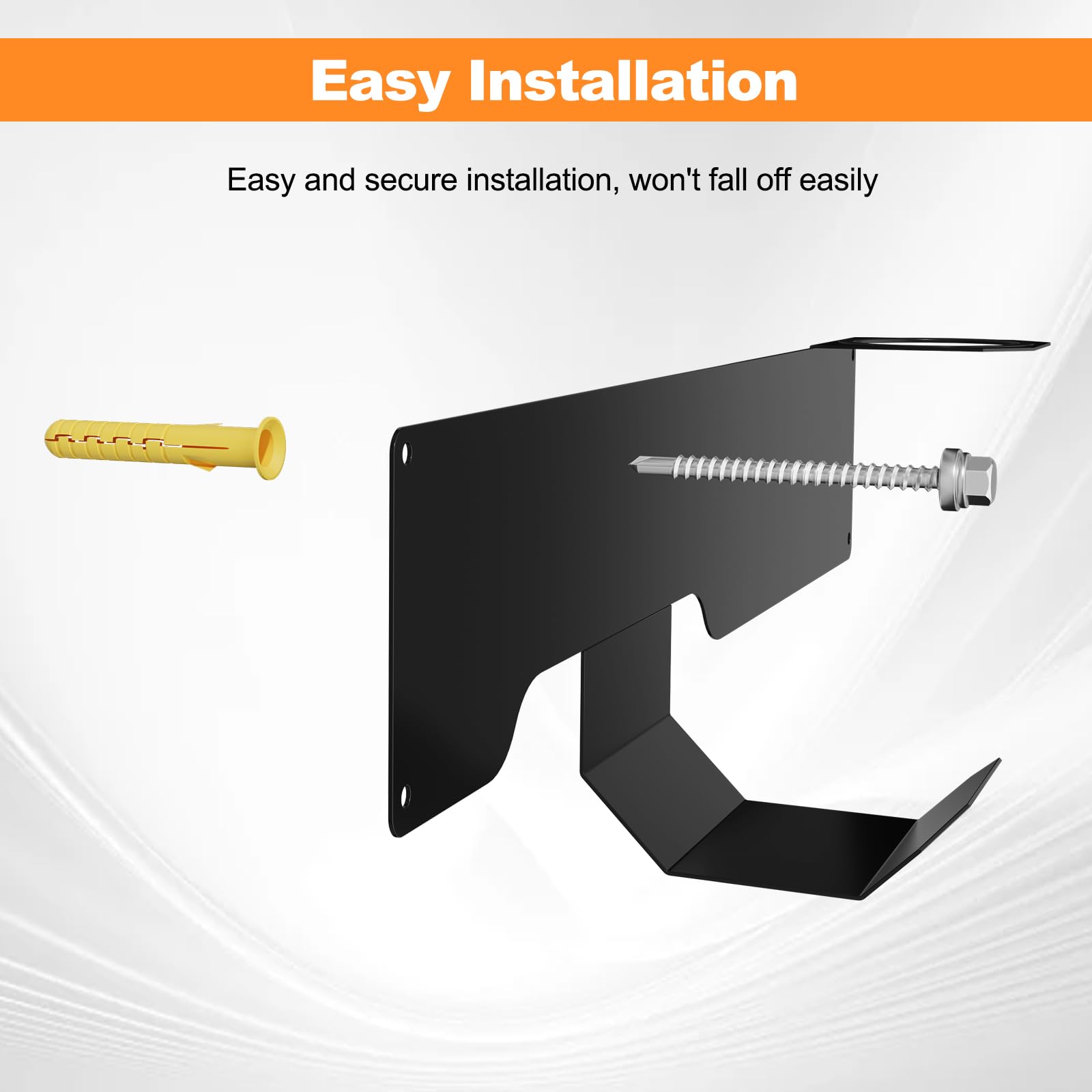 Wall-Mounted Floor Jack Stand Storage Compatible with Racing Jacks From 1.5-3 tons