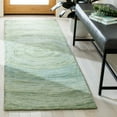 thumbnail image 2 of SAFAVIEH Ikat Laura Geometric Wool Runner Rug, Sage/Green, 2'3" x 8', 2 of 7