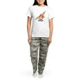 thumbnail image 4 of CafePress - I Speak Pterodactyl Women's Light Pajamas - Women's Short Sleeve Print T-Shirt and Pants Light Cotton Pajama Set, 4 of 7