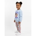 thumbnail image 3 of Gracie’s Corner Baby and Toddler Girls Fleece Sweatshirt and Leggings Set, Sizes 12M–5T, 3 of 8