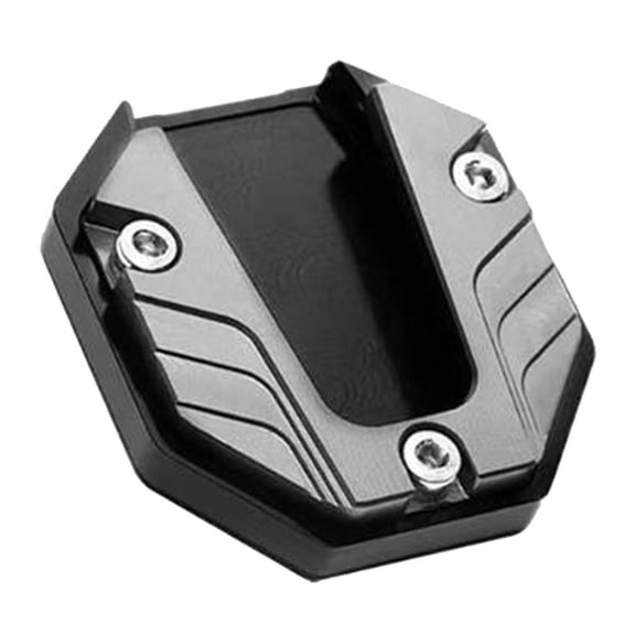 Baguer Aluminum Alloy Motorcycle Bike Kickstand Extender Foot Side Stand Extension Pad