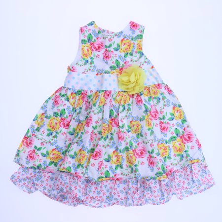 

Pre-owned Laura Ashley Girls White | Floral Dress size: 18 Months