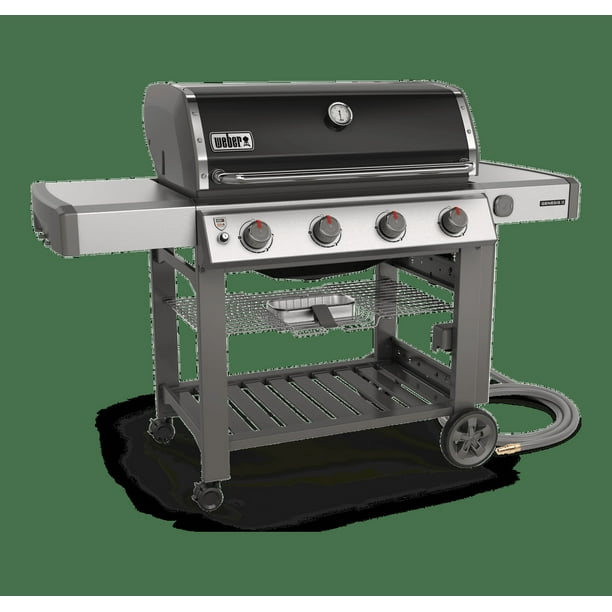 er 67010001 Genesis II E410 4 Burner Natural Gas Grill, Black