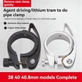 thumbnail image 3 of 2Pcs Folding Bicycle Seat Pipe Clamp with Quick Release Lever on Behalf is Suitable Sp8 Pipe Clamp with 40.8mm, 3 of 5