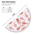 thumbnail image 6 of Christmas Tree Skirt, Shrimp Seaweed Christmas Tree Decorations Indoor, Tree Skirts Mat With Tassel Trim for Halloween New Year Holiday Christmas Party Decor 48 Inches, 6 of 7