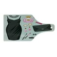thumbnail image 2 of Heels and Dresses Cutting Board, Black Smart Cocktail Dress Perfume Make up Clutch Bag, Decorative Tempered Glass Cutting and Serving Board, Wine Bottle Shape, Pale Brown Pale Pink, by Ambesonne, 2 of 5