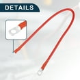 thumbnail image 5 of Unique Bargains Car Marine Battery Inverter Cable 8AWG 5/16inch Robust Battery Copper Wire 1Pcs Red 1.5ft, 5 of 7