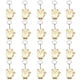 thumbnail image 1 of Injueey 20 piezas llavero de colgante Animal mono dibujos animados llave colgante en blanco llaveros para bolso monedero decoración de Artesanía Injueey HA012726-00, 1 of 6