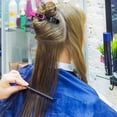 thumbnail image 4 of Pinzas para el cabello para mujeres: diseño de dientes anchos y doble bisagra; pinzas para seccionar con forma de cocodrilo de calidad profesional para peluquería; paquete de 10 (mixtas), 4 of 6