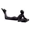 thumbnail image 3 of Abbracc 1pc Résine Penseur Statue Penseur Sculpture Penseur Figurine de Collection 18x7x7.5cm, 3 of 9