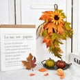 thumbnail image 3 of Promotion Clearance Artificial Flower Sunflower Front Door Pendant Thanksgiving Autumn Decoration, 3 of 6