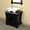 Black, variant on Bellaterra Home 30 in Single sink vanity-wood-cream white