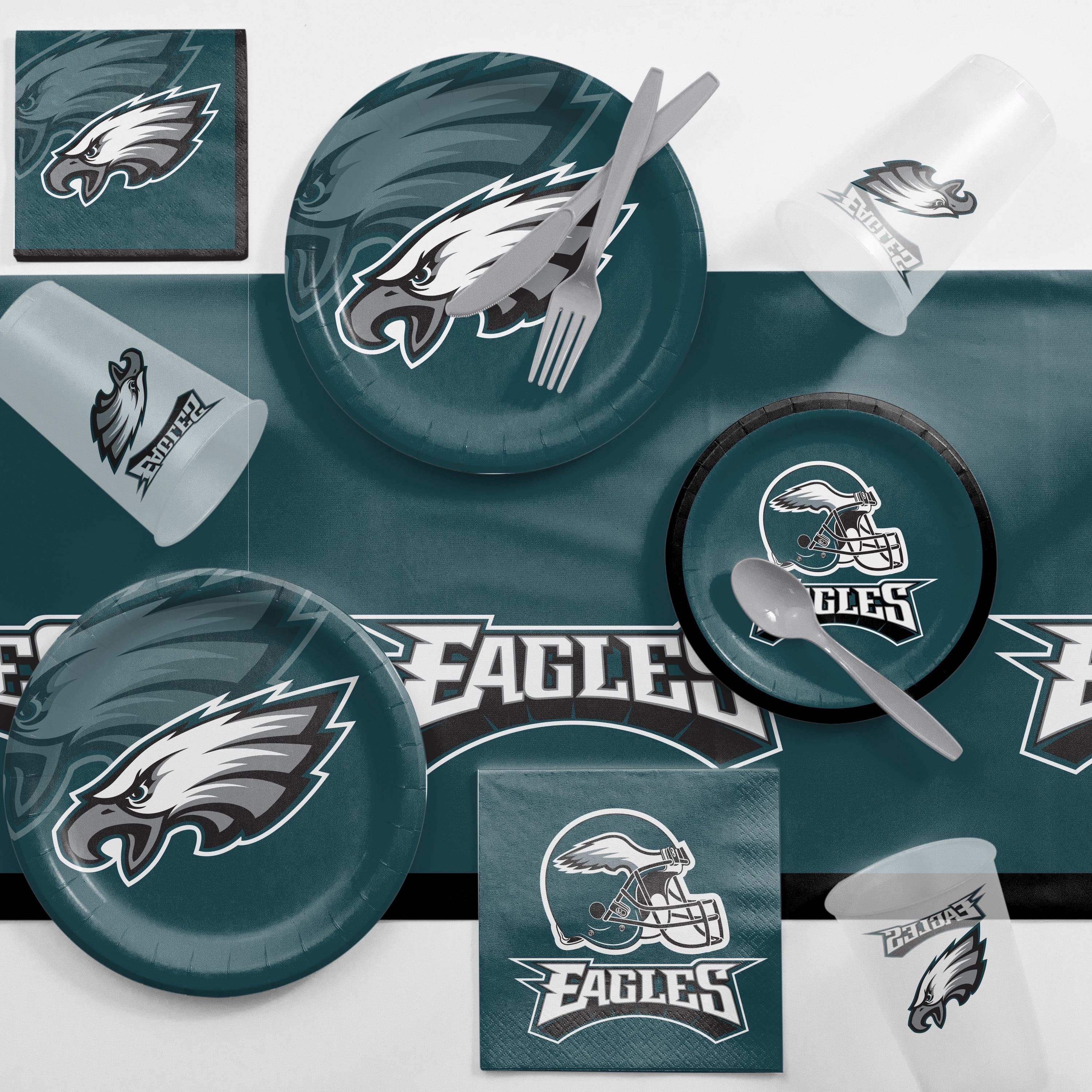 Philadelphia Eagles Plastic Cups, 24 Count