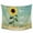 Green, variant on Farm Sunflowers Small Tapestry for Bedroom Wall Hanging Tapestry,Idyllic Country Botanical Bee Turquoise Ceiling Backdrop Tapestries Poster Blanket Wall Decor for Teens Room Living Room 23" x 28"