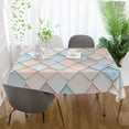 thumbnail image 3 of Yayeee Tablecloths 54" x 54" Rectangle Wrinkle Resistant Party Table Cover, Small Pink Pattern, 3 of 8