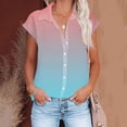 thumbnail image 2 of Trendy Summer Tops Plus Size Womens Black Tops Dressy Casual Short Sleeve Womens Blouses Dressy Casual Plus Size Cute T Shirts For Women Oversized, 2 of 5