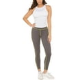 thumbnail image 1 of Miraclesuit Tummy-Control Performance Leggings, Gray, X-Large, 1 of 3