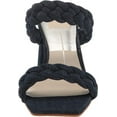 thumbnail image 2 of Dolce Vita Paily Indigo Denim Braided Straps Open Toe Block Heeled Sandals (Indigo Denim, 6.5), 2 of 6