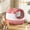 Pink, variant on Cat Litter Box, Fully Enclosed Large Front-Entry Kitty Toilet with Flip-Top Lid, Litter Filter Pedal, Removable Base