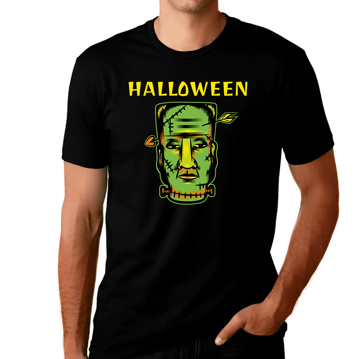 Frankenstein Funny Halloween T Shirts for Men Funny Halloween Tshirt