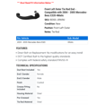 thumbnail image 2 of Front Left Outer Tie Rod End - Compatible with 2004 - 2005 Mercedes-Benz E320 4Matic, 2 of 2