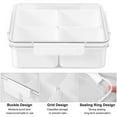 thumbnail image 5 of EIMELI Multi-compartment  Serving Tray Set with Lid Versatile Food Storage Containers for Snacks Fruits Veggies Candies Ideal, 5 of 5