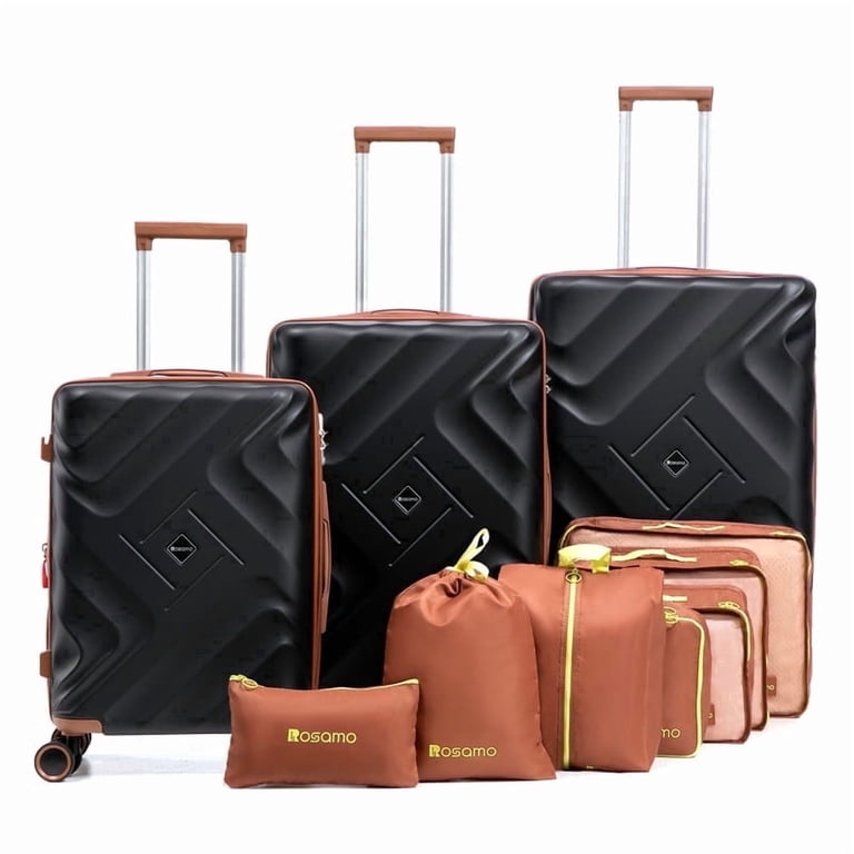 Rosamo 10-Piece Hardshell Luggage Set with Packing Organizers photo 1