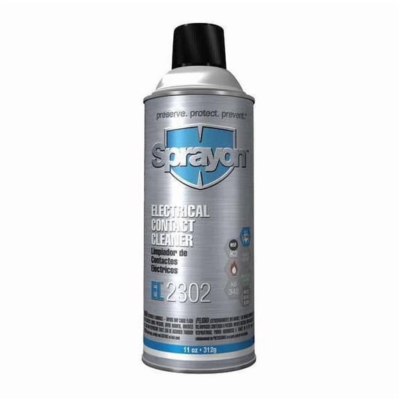 Sprayon Contact Cleaner, Aerosol Spray Can, 11 oz, Liquid SC2302000
