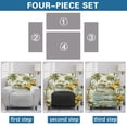 thumbnail image 6 of Kuiaobaty Hawaii Palm Tree Recliner Couch Cover Hibiscus Easy Installation Reclining Sofa Slipcover Breathable Recliner Chair Cover Washable Reclining Slipcover with Side Pocket for Pets, 6 of 8