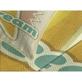 thumbnail image 4 of Ambesonne Ice Cream Quilted Bedspread Set 3 Pcs, Vintage Funky, Queen Size, Multicolor, 4 of 5