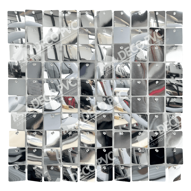 Diamante Panel Decorativo 4d Eco Shimmer Wall 24pz 30*30cm Lentejuela