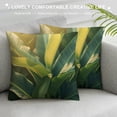 thumbnail image 3 of Acheng Palm Leaves with Lush Branches and Leaves Tropical Jungle Palm Leaves Plush Pillowcase White, 3 of 5