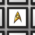 thumbnail image 3 of Gallery Pops Star Trek - Sciences Insignia Wall Art, Black Framed Version, 12" x 12", 3 of 6