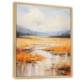 thumbnail image 2 of Designart "Minimalistic Infinite Fields Of Prairies" Prairies Floater Framed Wall Art Living Room, 2 of 5