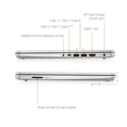 thumbnail image 4 of HP 14 Laptop, Intel 10th Gen Core™ i5-1035G1, 8GB SDRAM, 256GB SSD + 16GB Intel® Optane™ memory, Natural Silver, 14-dq1039wm, 4 of 7