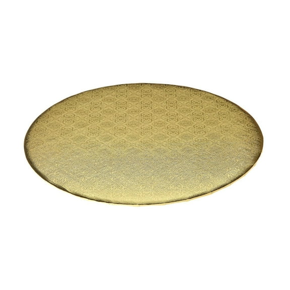 8" Gold Round Thin Drum 1/4"