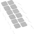 thumbnail image 1 of Tens Elects: juego de 3 almohadillas Elect para estimulación de corrientes, 5x5 cm, cada juego de 4 (12 almohadillas), 1 of 3